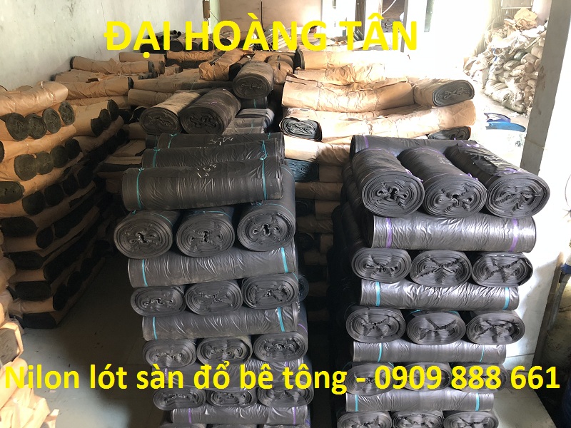 nilon lót sàn đổ bê tông